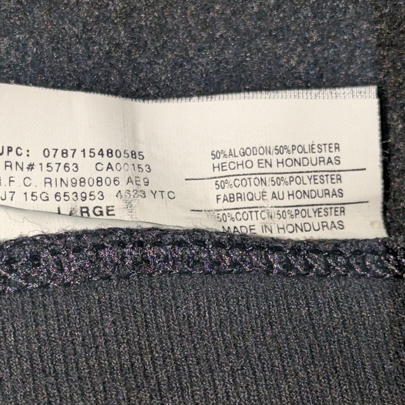 Hanes Women'sFleece Sweatshirt, V-Notch - Picture 4 of 5